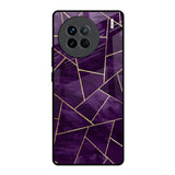 Geometric Purple Vivo X90 5G Glass Back Cover Online