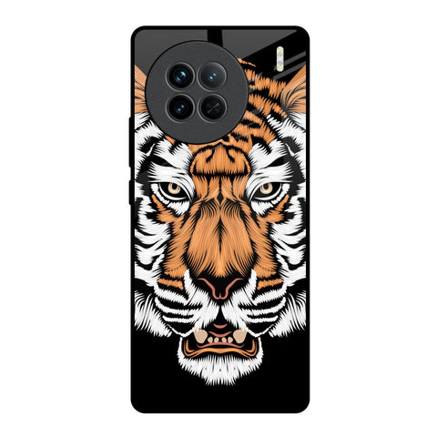 Angry Tiger Vivo X90 5G Glass Back Cover Online