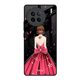 Fashion Princess Vivo X90 5G Glass Back Cover Online