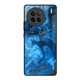 Gold Sprinkle Vivo X90 5G Glass Back Cover Online