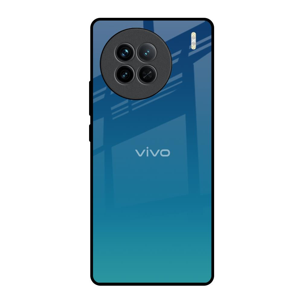 Celestial Blue Vivo X90 5G Glass Back Cover Online