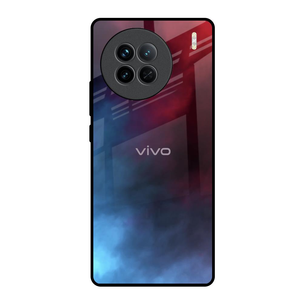 Smokey Watercolor Vivo X90 5G Glass Back Cover Online
