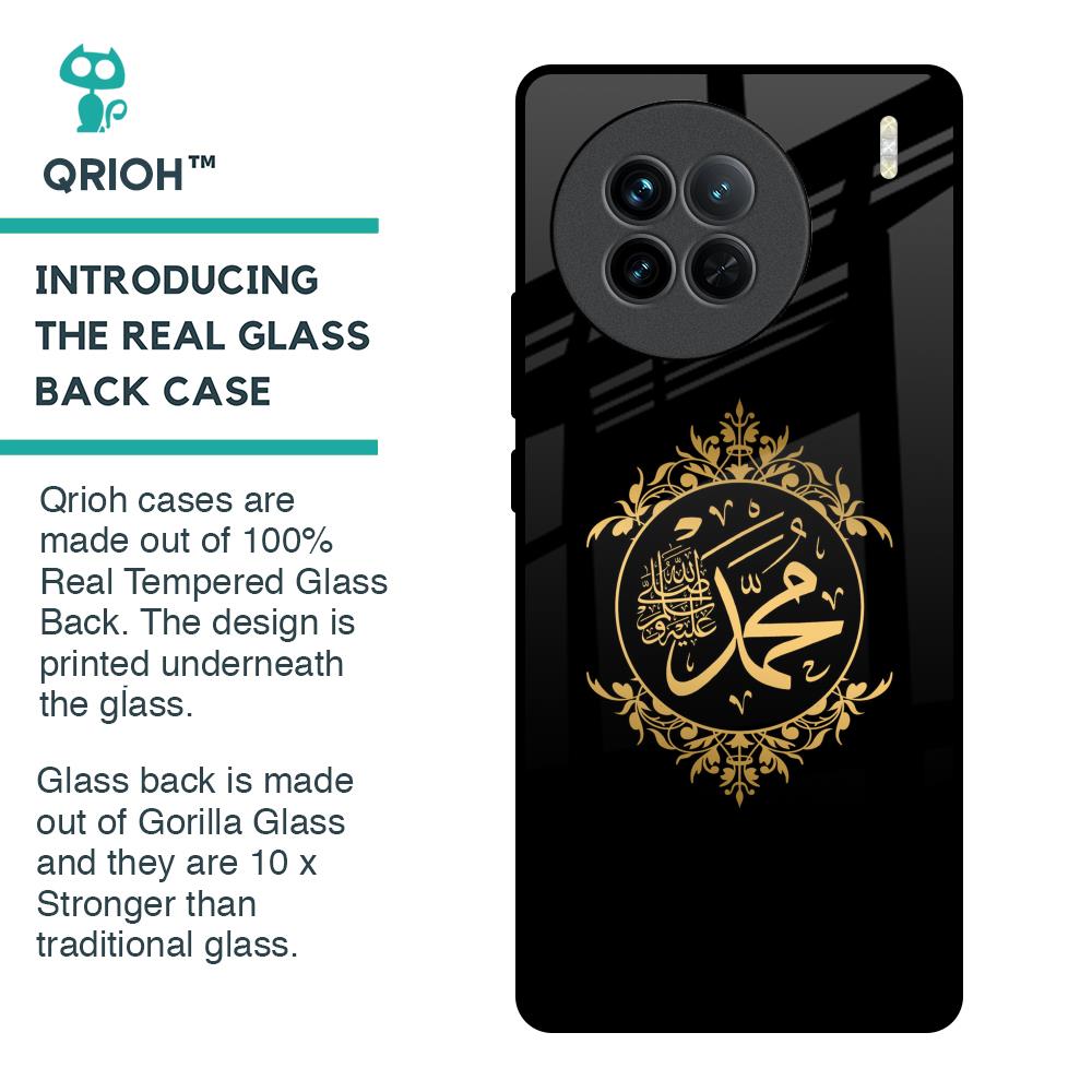 Islamic Calligraphy Glass Case for Vivo X90 5G