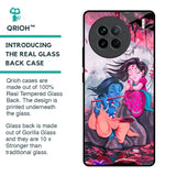 Radha Krishna Art Glass Case for Vivo X90 5G