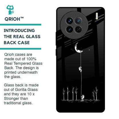 Catch the Moon Glass Case for Vivo X90 5G