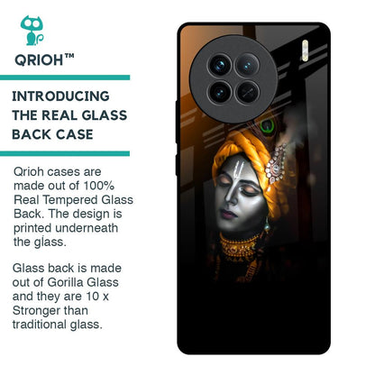 Ombre Krishna Glass Case for Vivo X90 5G