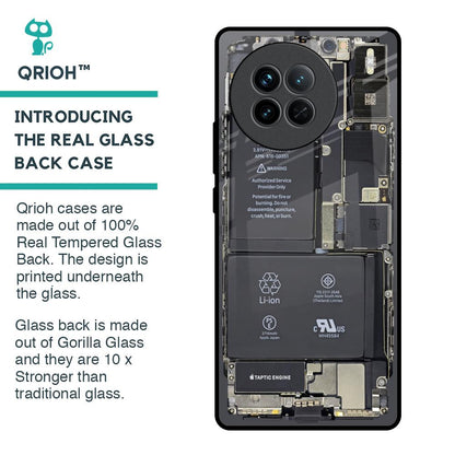 Skeleton Inside Glass Case for Vivo X90 5G