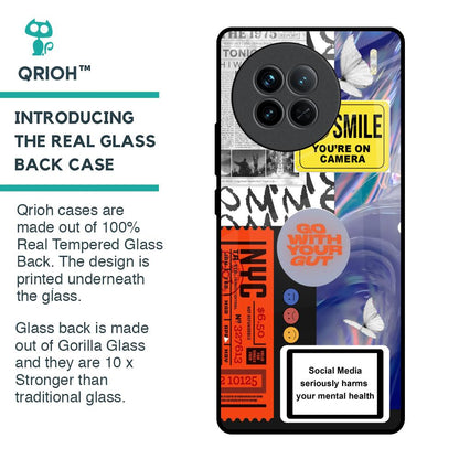 Smile for Camera Glass Case for Vivo X90 5G