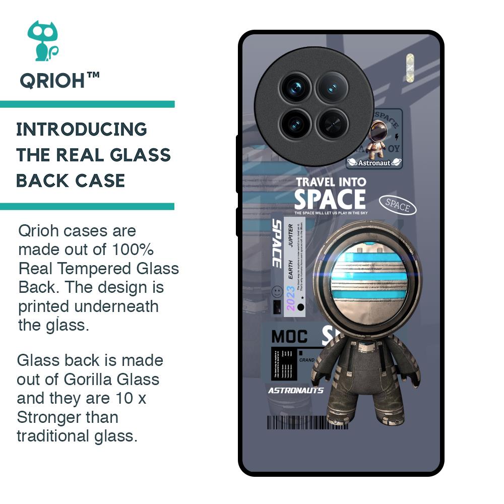 Space Travel Glass Case for Vivo X90 5G