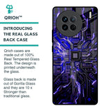 Techno Color Pattern Glass Case For Vivo X90 5G