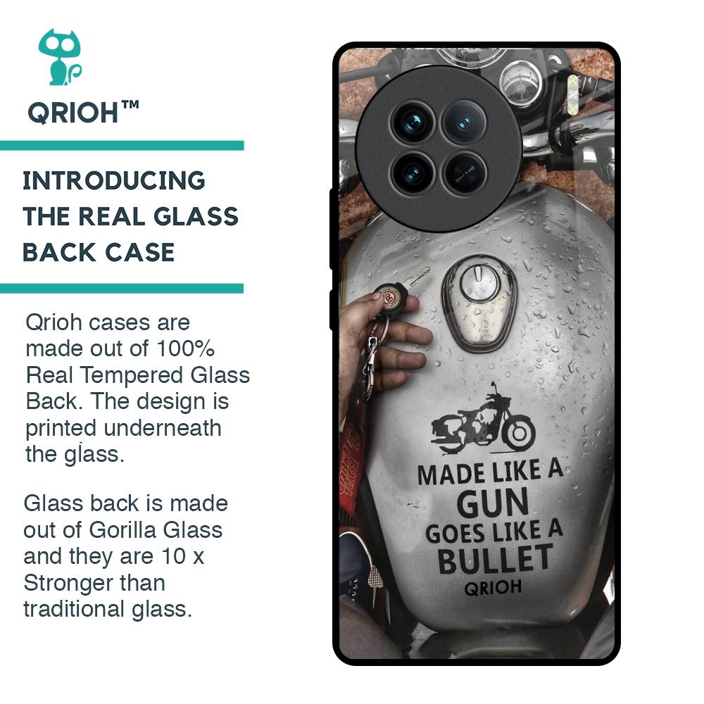 Royal Bike Glass Case for Vivo X90 5G
