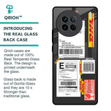 Cool Barcode Label Glass Case For Vivo X90 5G