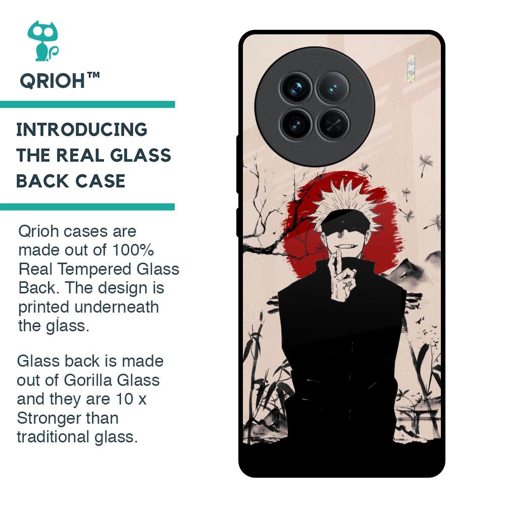 Manga Series Glass Case for Vivo X90 5G