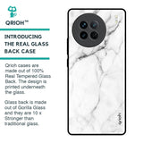 Modern White Marble Glass Case for Vivo X90 5G