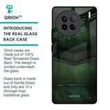 Green Leather Glass Case for Vivo X90 5G