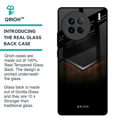 Dark Walnut Glass Case for Vivo X90 5G