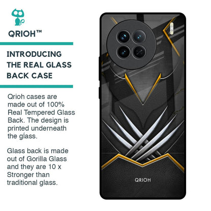 Black Warrior Glass Case for Vivo X90 5G
