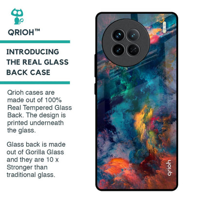 Cloudburst Glass Case for Vivo X90 5G