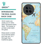Fly Around The World Glass Case for Vivo X90 5G