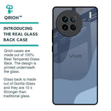 Navy Blue Ombre Glass Case for Vivo X90 5G