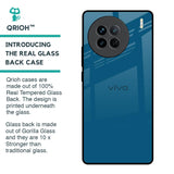 Cobalt Blue Glass Case for Vivo X90 5G