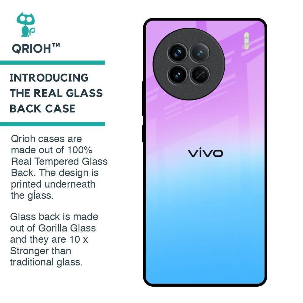 Unicorn Pattern Glass Case for Vivo X90 5G