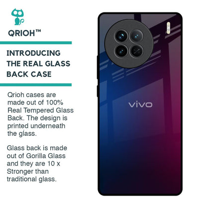 Mix Gradient Shade Glass Case For Vivo X90 5G