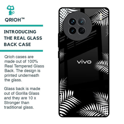 Zealand Fern Design Glass Case For Vivo X90 5G