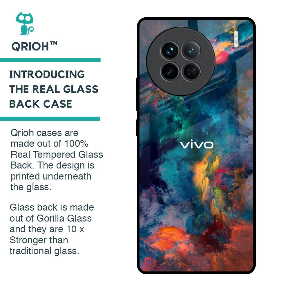 Colored Storm Glass Case for Vivo X90 5G