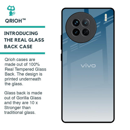 Deep Sea Space Glass Case for Vivo X90 5G