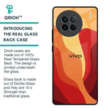 Magma Color Pattern Glass Case for Vivo X90 5G