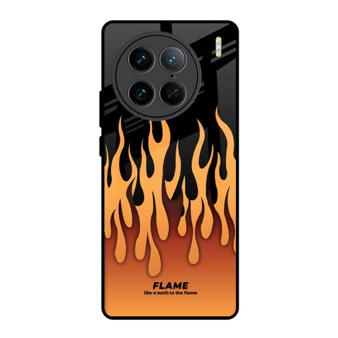 Fire Flame Vivo X90 Pro 5G Glass Back Cover Online