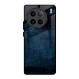 Dark Blue Grunge Vivo X90 Pro 5G Glass Back Cover Online