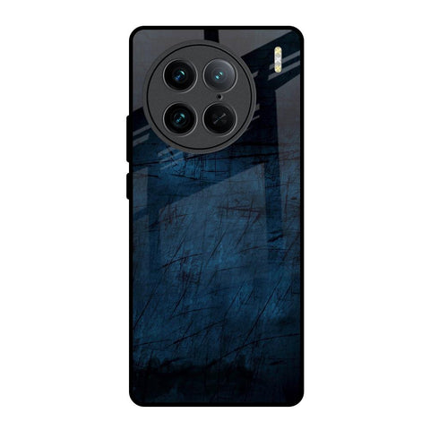 Dark Blue Grunge Vivo X90 Pro 5G Glass Back Cover Online