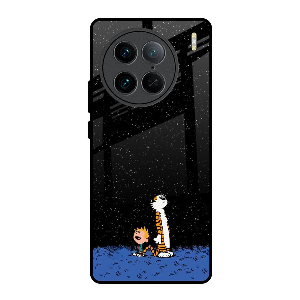 Night Sky Star Vivo X90 Pro 5G Glass Back Cover Online