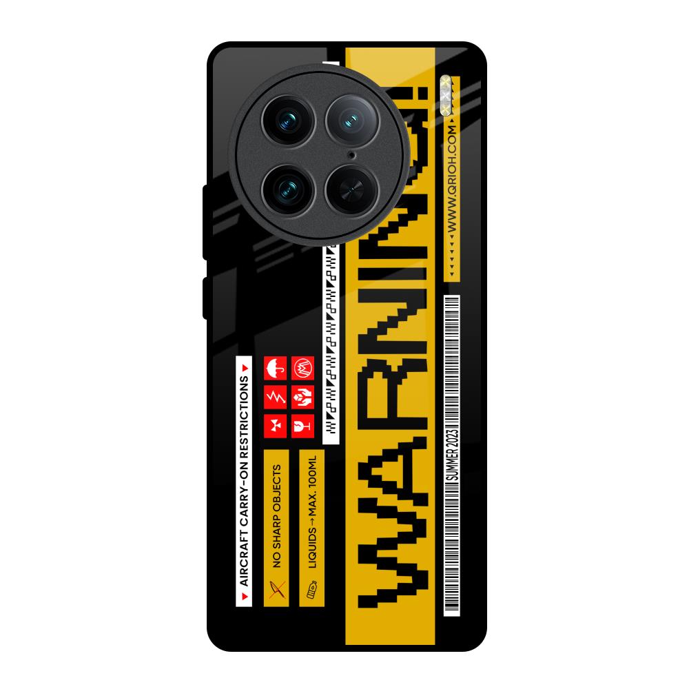 Aircraft Warning Vivo X90 Pro 5G Glass Back Cover Online