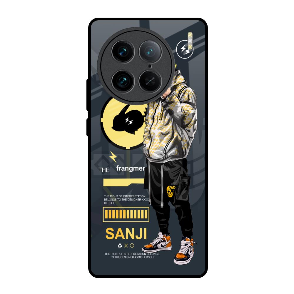 Cool Sanji Vivo X90 Pro 5G Glass Back Cover Online