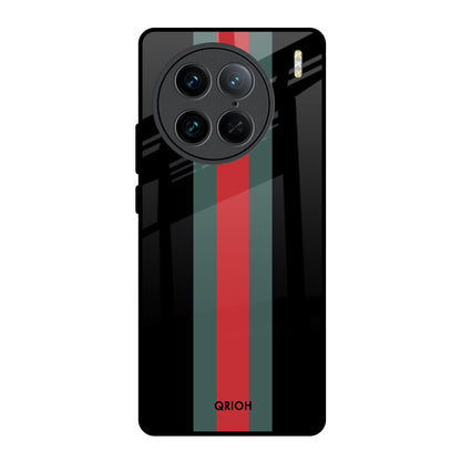 Vertical Stripes Vivo X90 Pro 5G Glass Back Cover Online