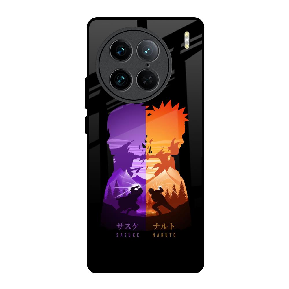Minimalist Anime Vivo X90 Pro 5G Glass Back Cover Online
