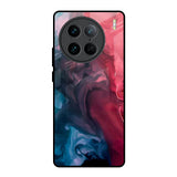 Blue & Red Smoke Vivo X90 Pro 5G Glass Back Cover Online