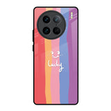 Lucky Abstract Vivo X90 Pro 5G Glass Back Cover Online