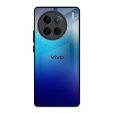 Blue Rhombus Pattern Vivo X90 Pro 5G Glass Back Cover Online
