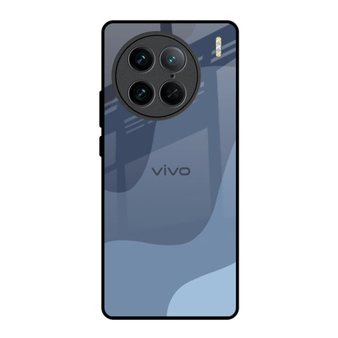 Navy Blue Ombre Vivo X90 Pro 5G Glass Back Cover Online