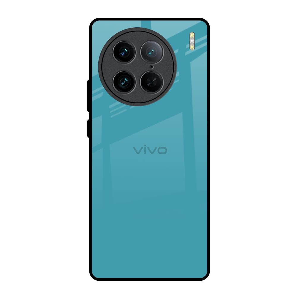 Oceanic Turquiose Vivo X90 Pro 5G Glass Back Cover Online