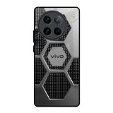 Hexagon Style Vivo X90 Pro 5G Glass Back Cover Online