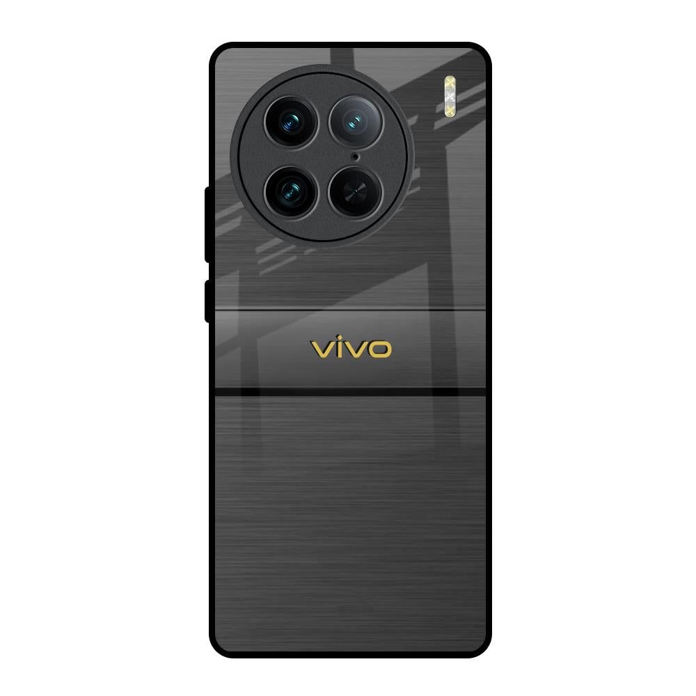Grey Metallic Glass Vivo X90 Pro 5G Glass Back Cover Online