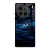 Blue Rough Abstract Vivo X90 Pro 5G Glass Back Cover Online