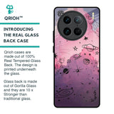 Space Doodles Glass Case for Vivo X90 Pro 5G