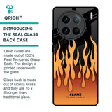 Fire Flame Glass Case for Vivo X90 Pro 5G