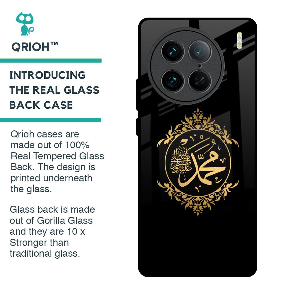 Islamic Calligraphy Glass Case for Vivo X90 Pro 5G
